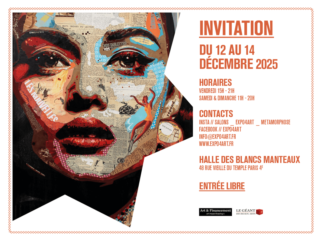 Rendez-vous en décembre à Expo4Art Paris - Atelier Joconde