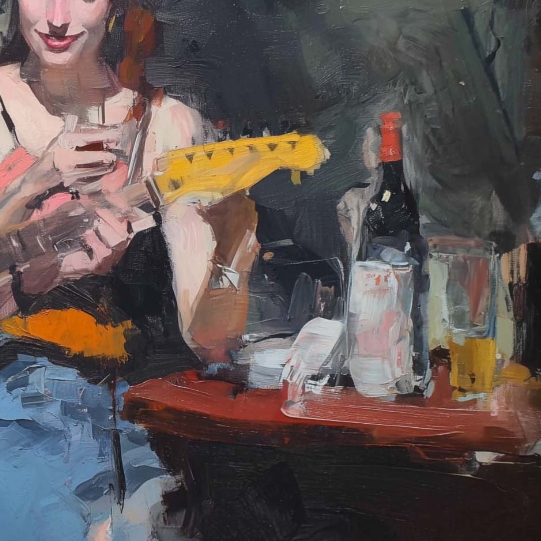 Artemesia – Practice and Wine – Hand signed - Atelier Joconde