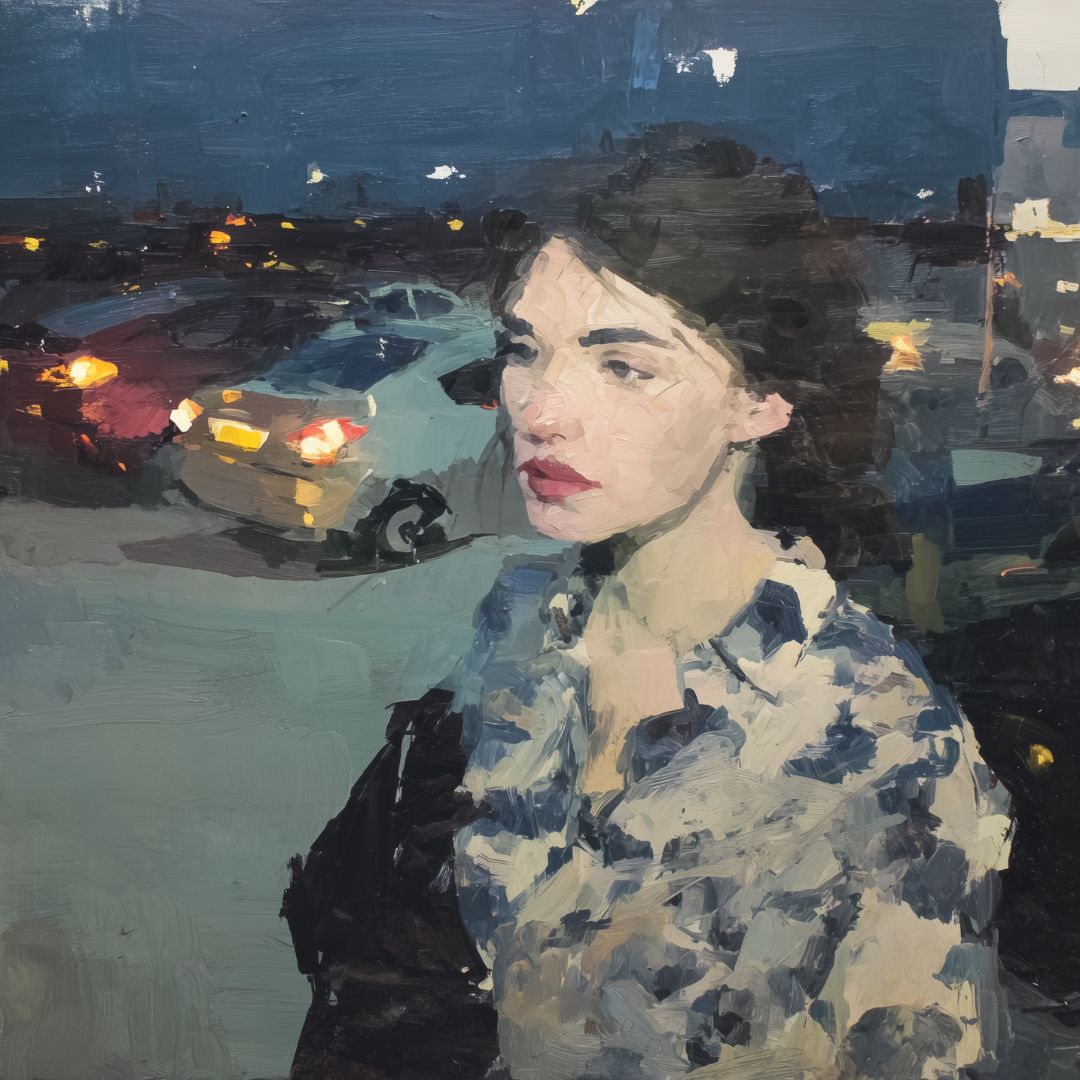 Artemesia – Waiting for Ride – Hand signed - Atelier Joconde