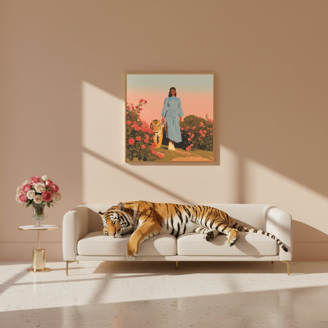 Klyne – Grace Beside Stripes – Hand signed - Atelier Joconde