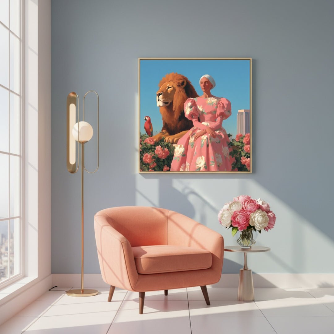 Klyne – Lion’s Garden – Hand signed - Atelier Joconde