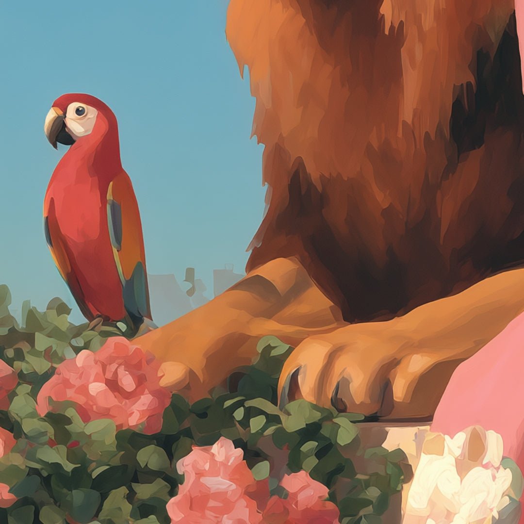 Klyne – Lion’s Garden – Hand signed - Atelier Joconde