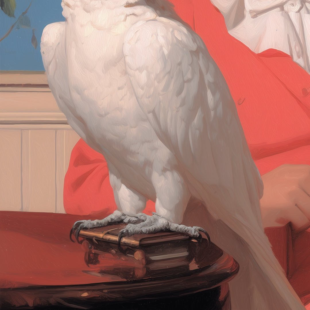 Klyne – Reading with Feathers – Hand signed - Atelier Joconde