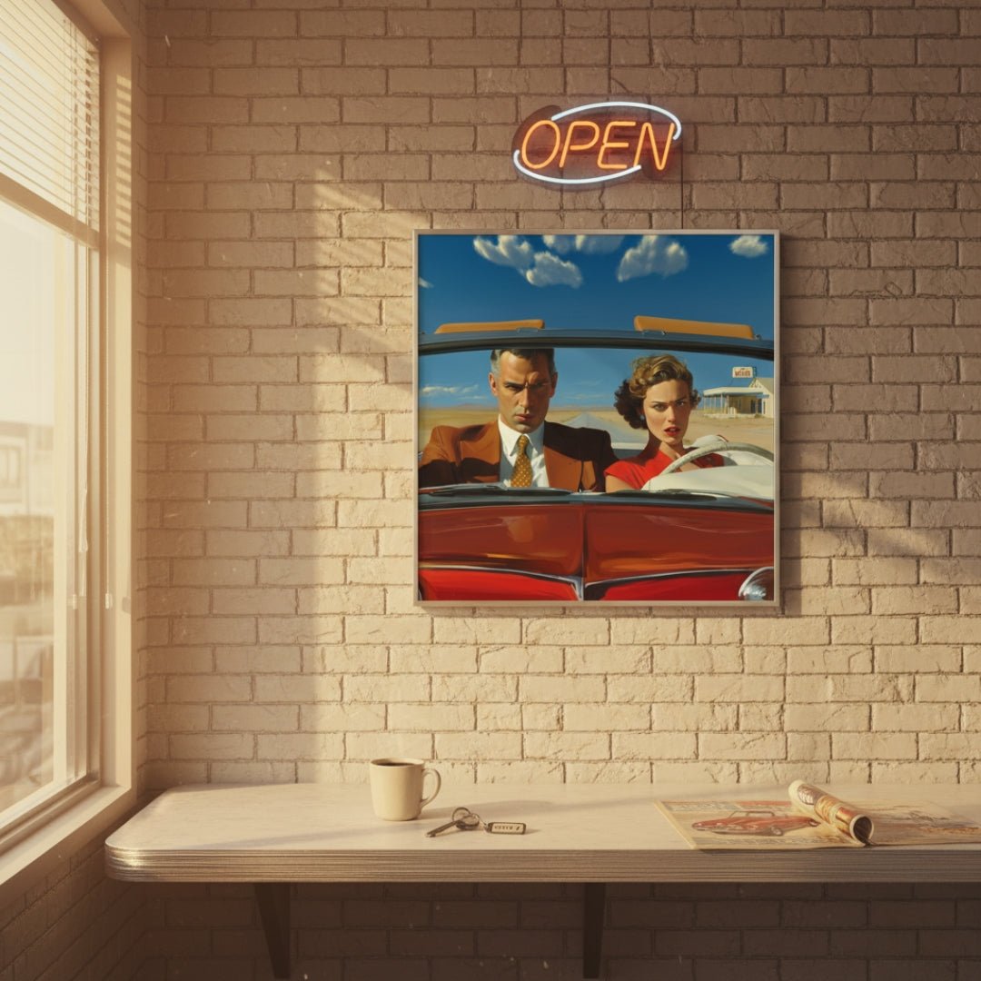 Le Yack – Past the Red Motel – Hand signed - Atelier Joconde