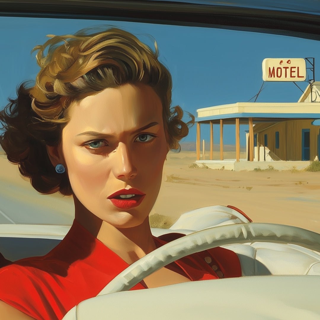 Le Yack – Past the Red Motel – Hand signed - Atelier Joconde