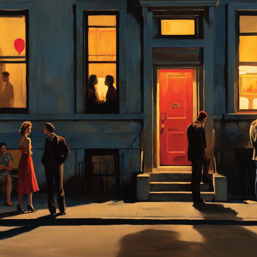 Le Yack – Red Conversations – Hand signed - Atelier Joconde