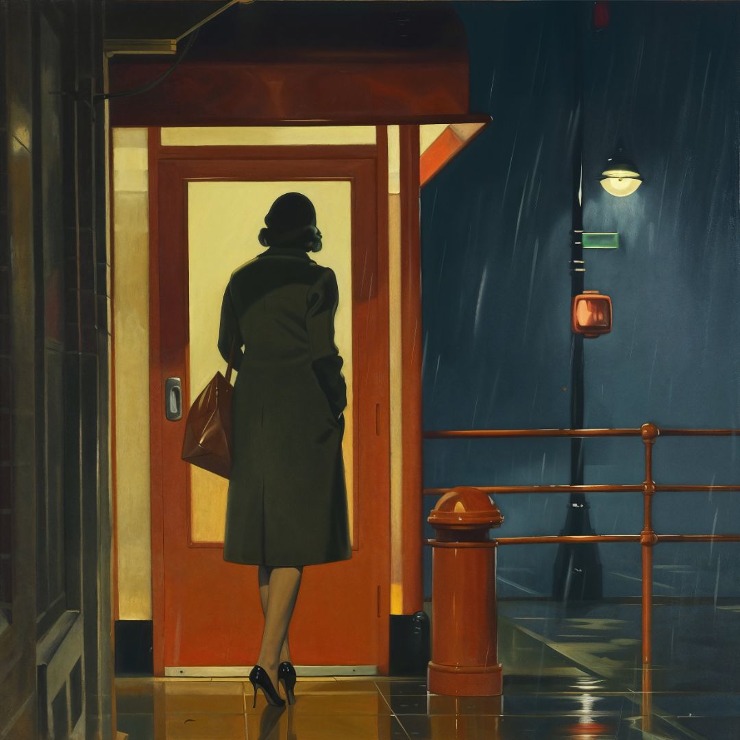 Le Yack – The Red Door – Hand signed - Atelier Joconde