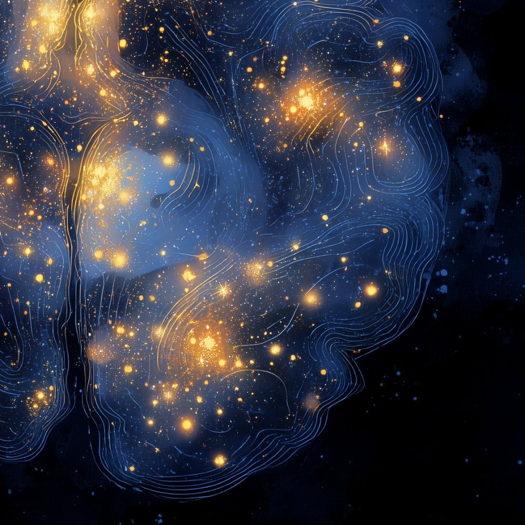 Medsan – Cerebral Constellation – Hand signed - Atelier Joconde