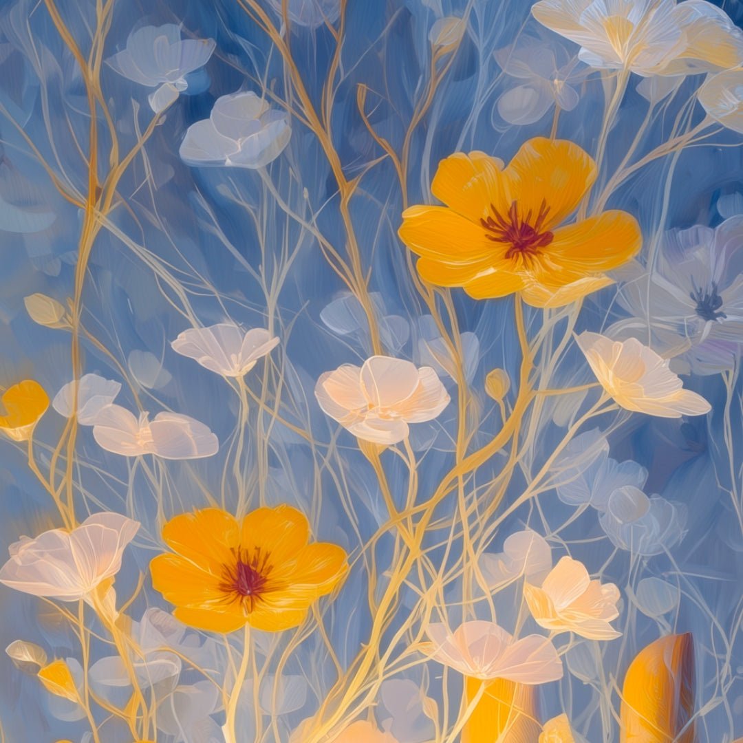 Medsan – Floral Pulse – Hand signed - Atelier Joconde