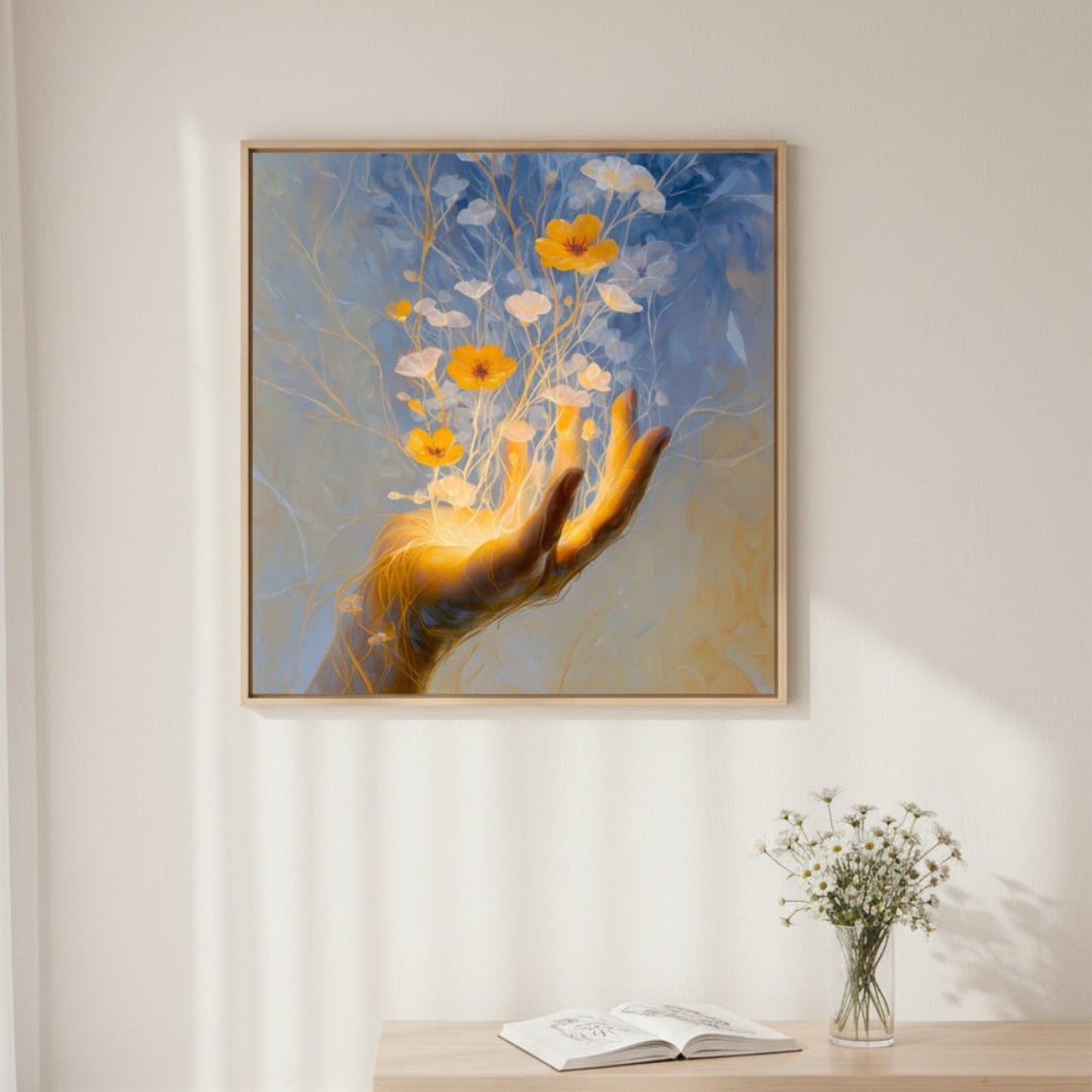 Medsan – Floral Pulse – Hand signed - Atelier Joconde