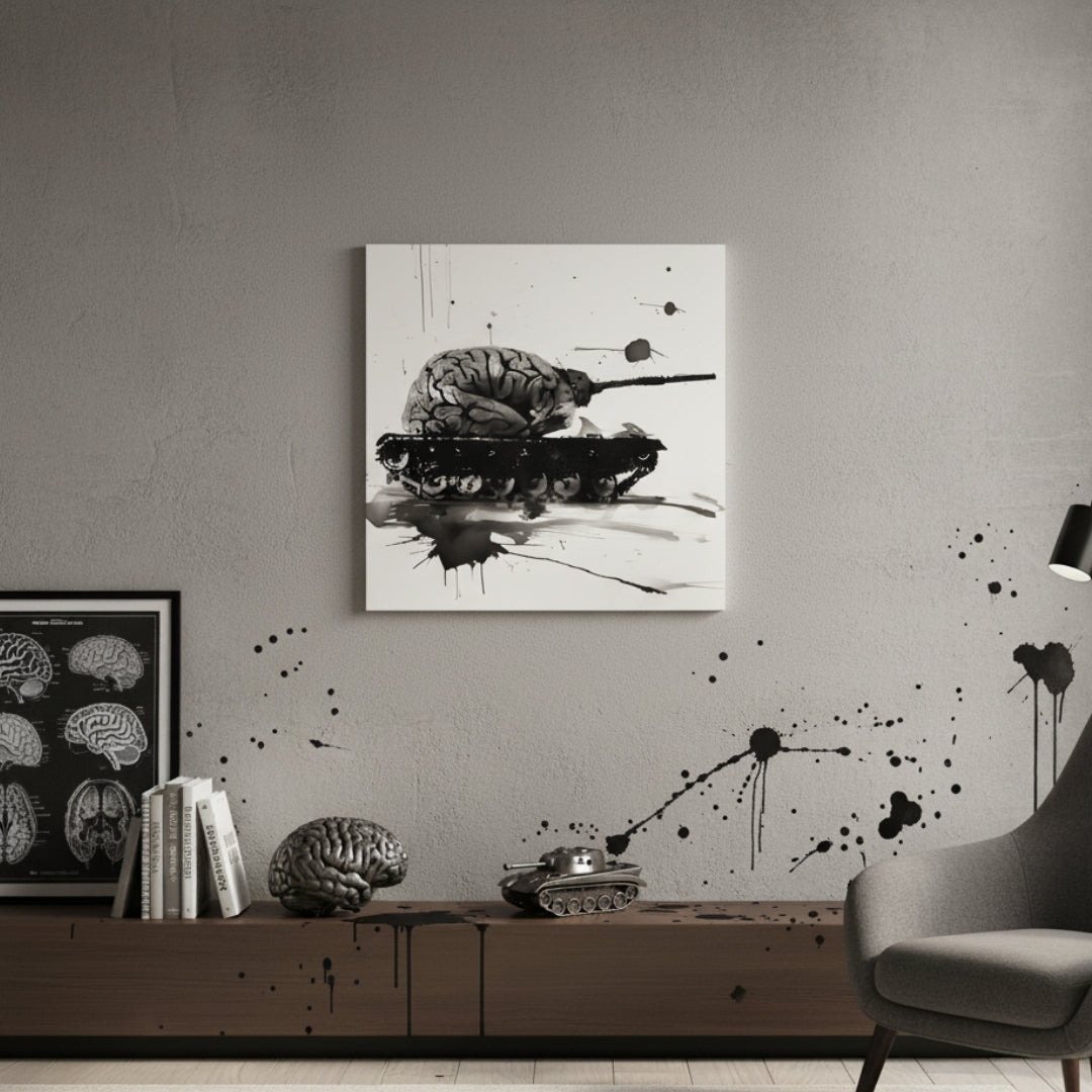 Medsan – Mind as Weapon – Hand signed - Atelier Joconde